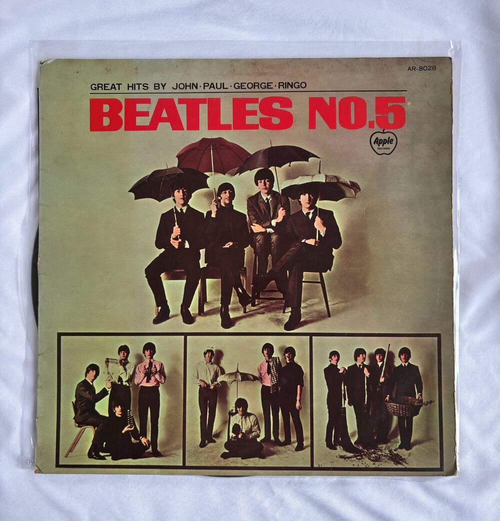The Beatles NO 5 LP Vinyl Record Album Japan
